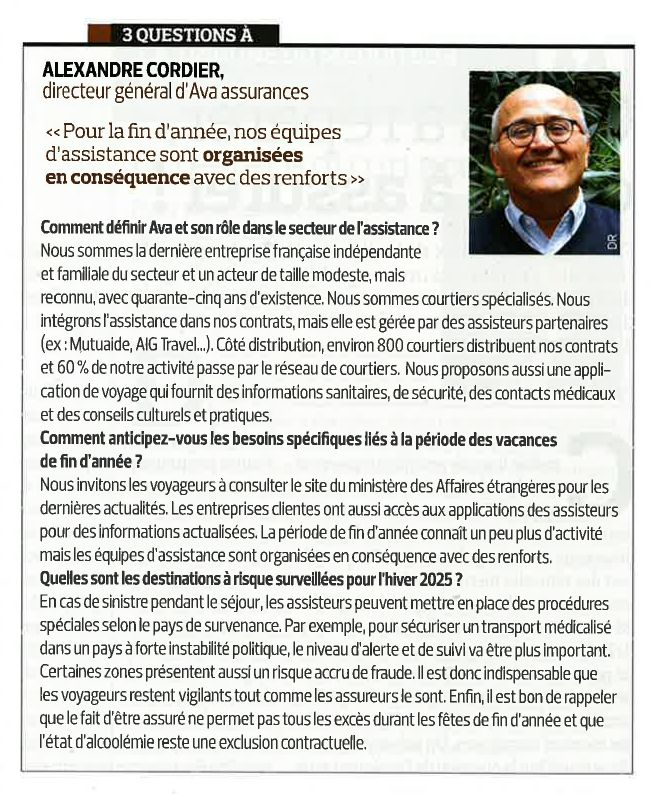 Extrait Alexandre CORDIER dans la tribune